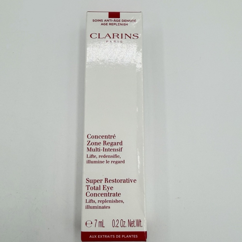 Clarins Super Restorative Total Eye Concentrate Replenishes - 0.2 Oz New